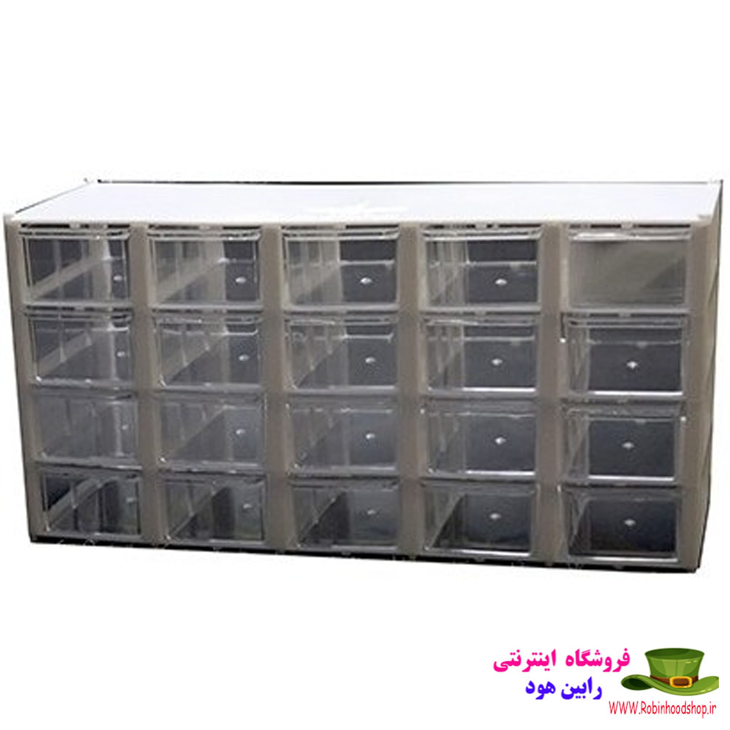 گنجینه کریستال 20 کشو ریز جعبه ابزار
