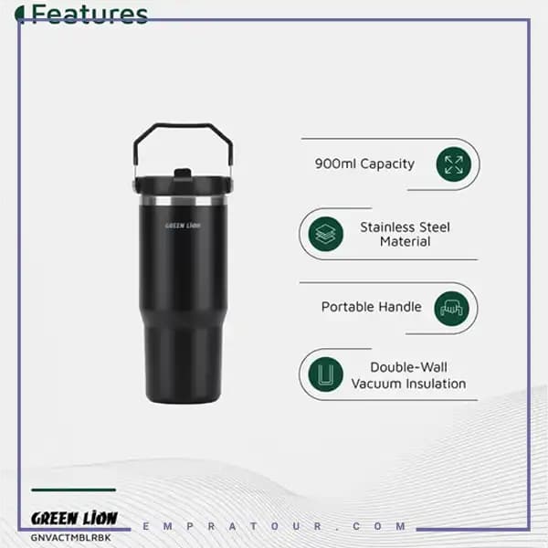 ماگ مسافرتی 900 میلی‌لیتری گرین لاین GNVACTMBLR — تصویر ۷