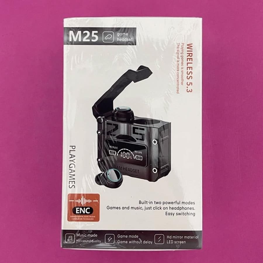 هندزفری بلوتوثی M25 مدل 3710 — تصویر ۲