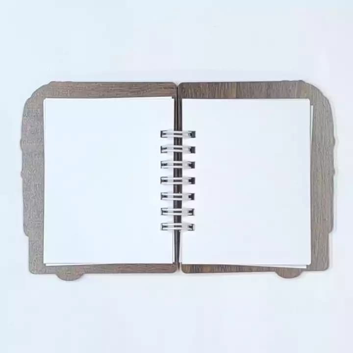 دفترچه یادداشت چوبی طرح خوراکی — تصویر ۳