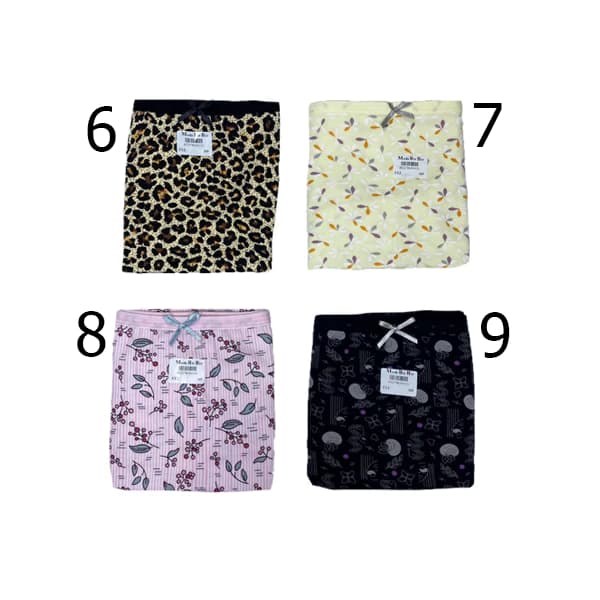 شورت جینی طرح دار MBB کد369 سایز 5XL بسته 12 عددی — تصویر ۳