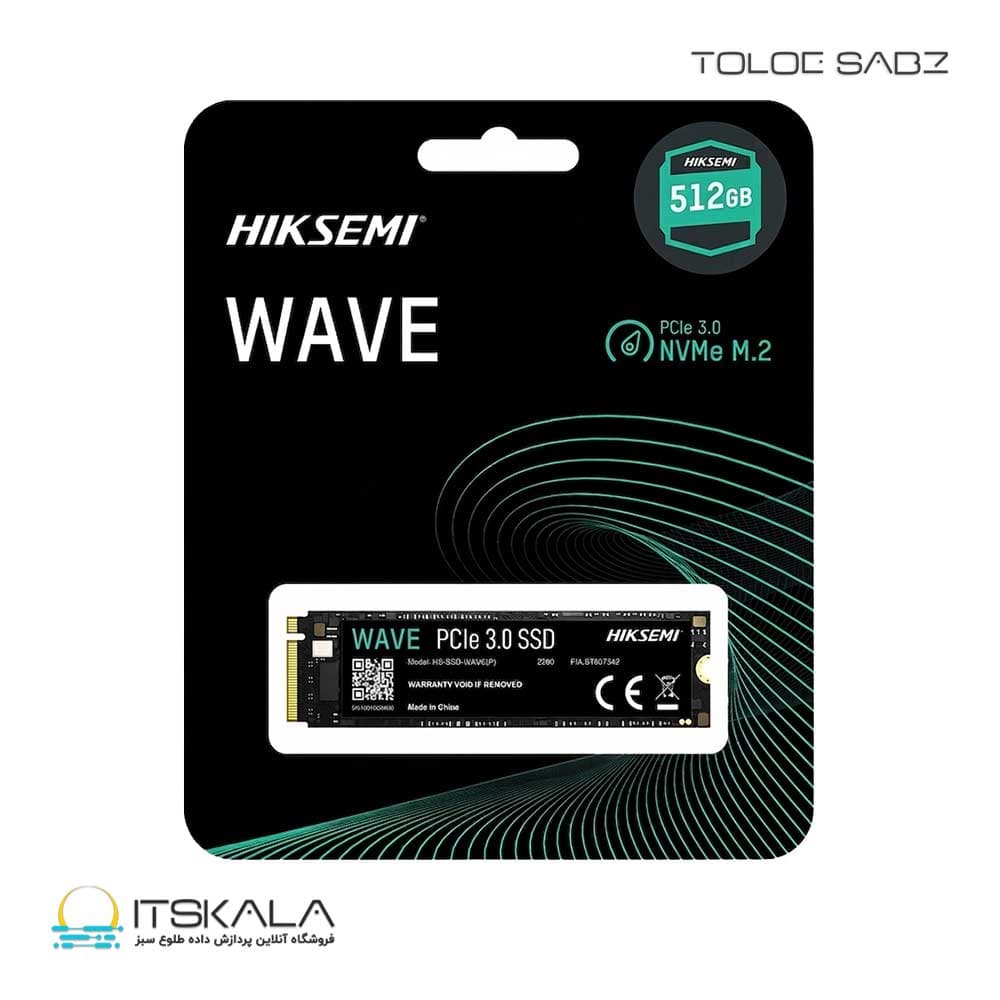 حافظه SSD هایک سمی WAVE NVMe M.2 ظرفیت 512 گیگابایت