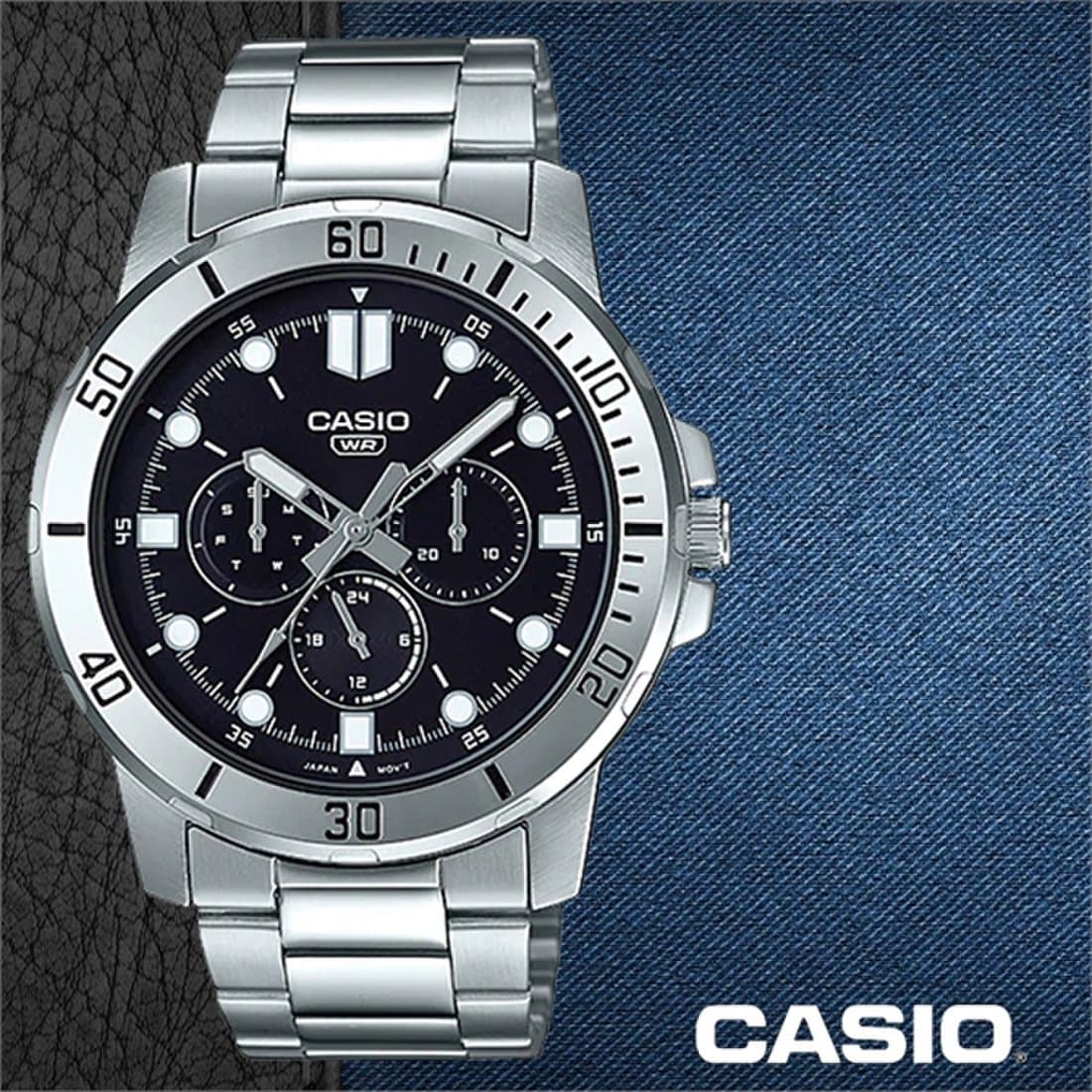 ساعت مچی مردانه کاسیو CASIO MTP-VD300D-1E — تصویر ۲