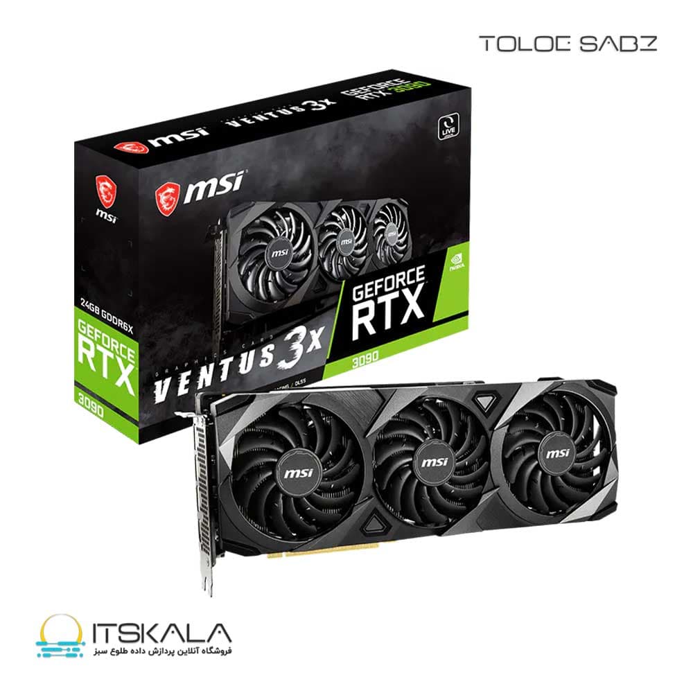 کارت گرافیک ام اس آی GeForce RTX 3090 VENTUS 24GB