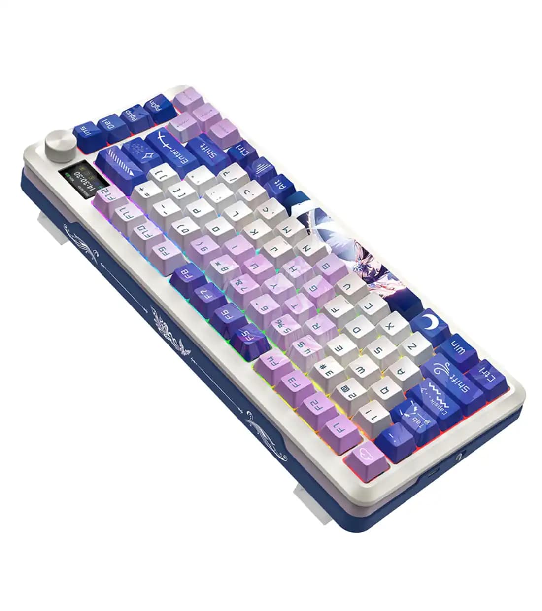کیبورد بی سیم/باسیم گیمینگ ردراگون K708 AK PRO RGB — تصویر ۴