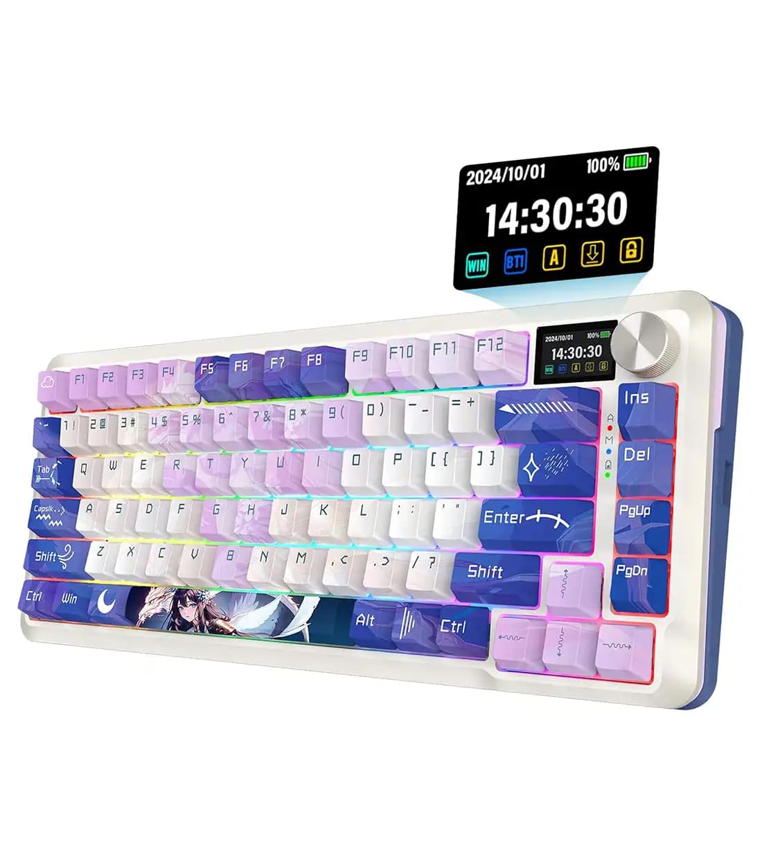 کیبورد بی سیم/باسیم گیمینگ ردراگون K708 AK PRO RGB — تصویر ۲