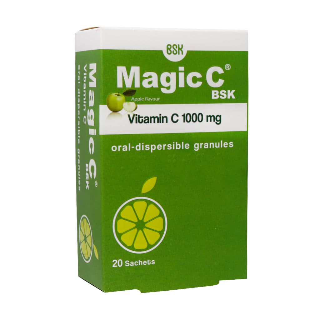 ساشه مجیک ویتامین C 1000 میلی گرم بی اس کی 20 عدد — تصویر ۵