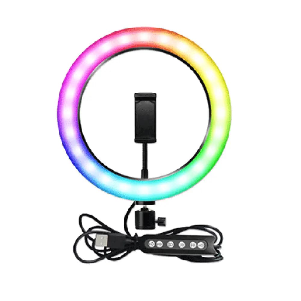 رینگ لایت مدل MJ36 RGB Ring LightMJ36 RGB Ring Light — تصویر ۳