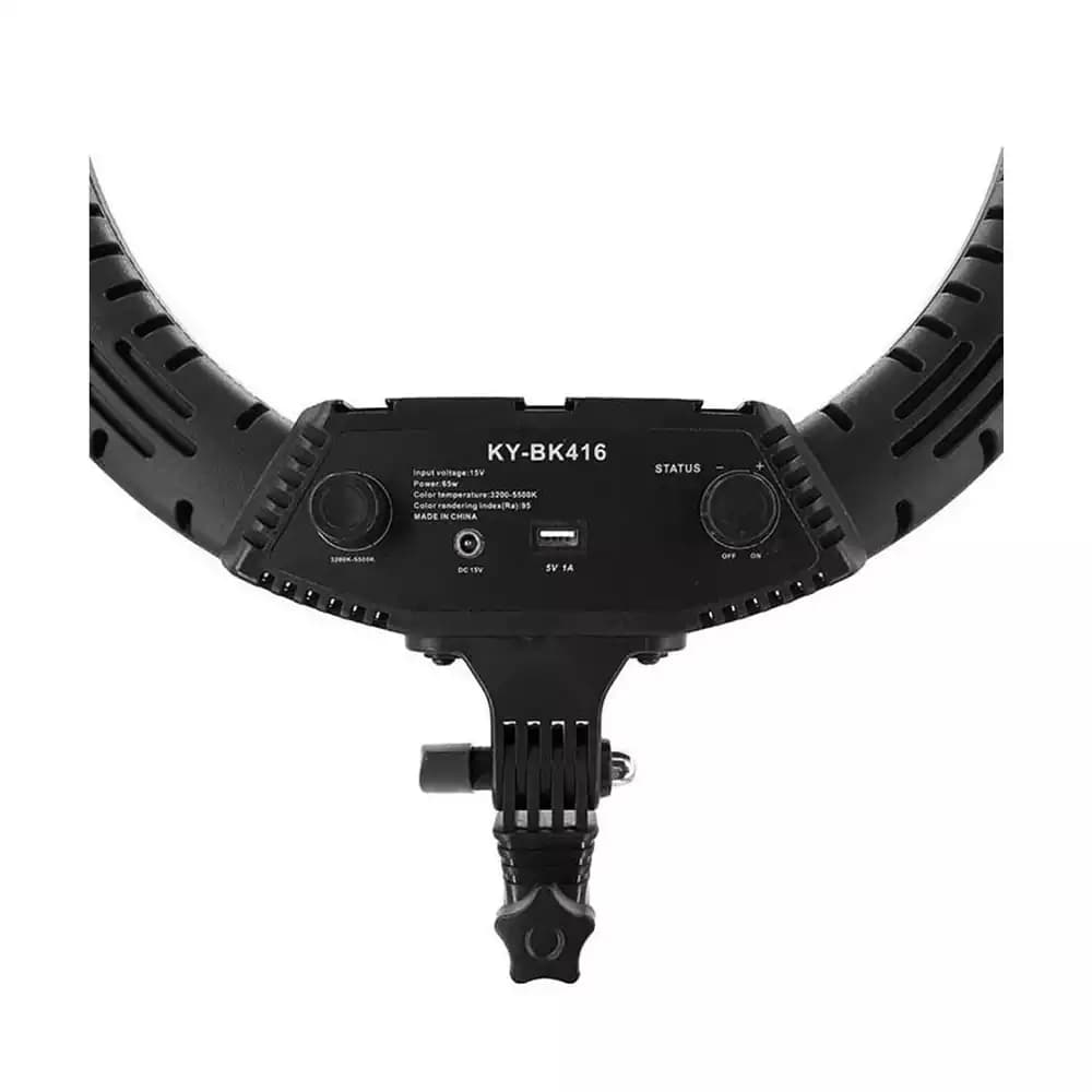 رینگ لایت (45 سانتی متر 96 وات) Ring Light KY-BK 416 96W Ring Light KY-BK 416 96W — تصویر ۲
