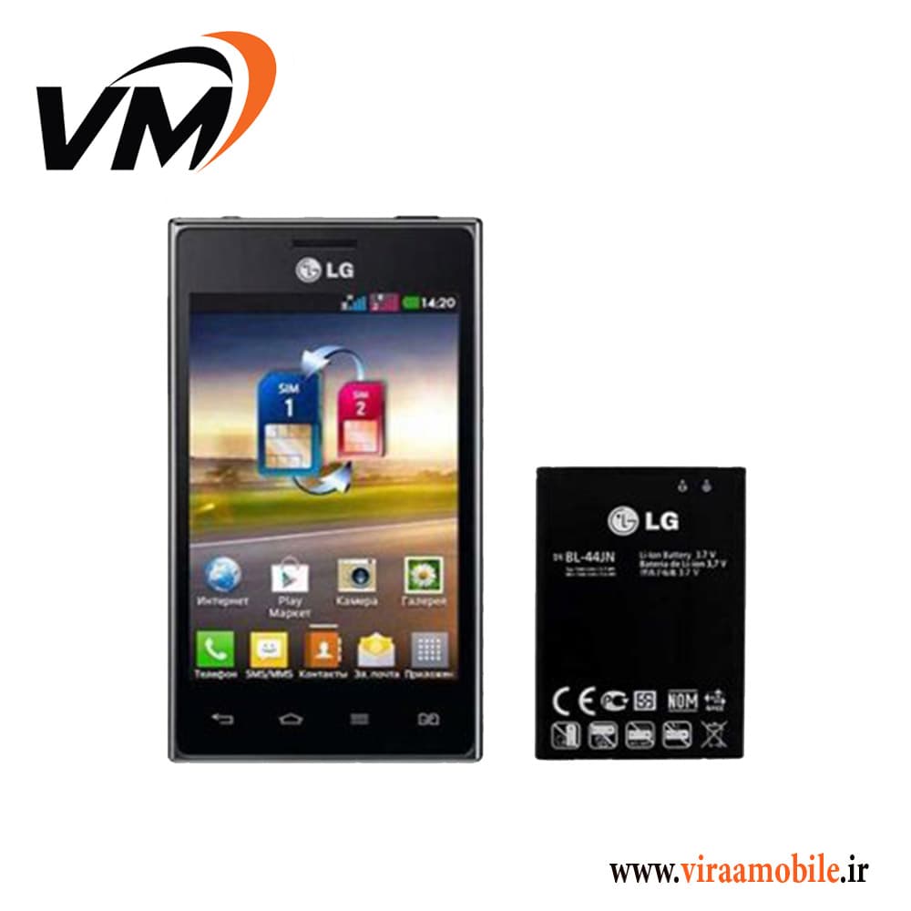 باتری اصلی ال جی LG Optimus L5 dual E615 – BL-44JN