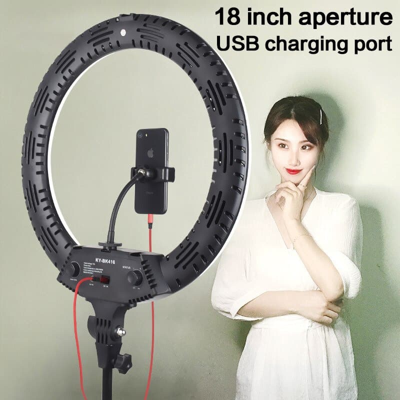 رینگ لایت (45 سانتی متر 65 وات) Ring Light KY-BK 416 65WRing Light KY-BK 416 65W — تصویر ۵