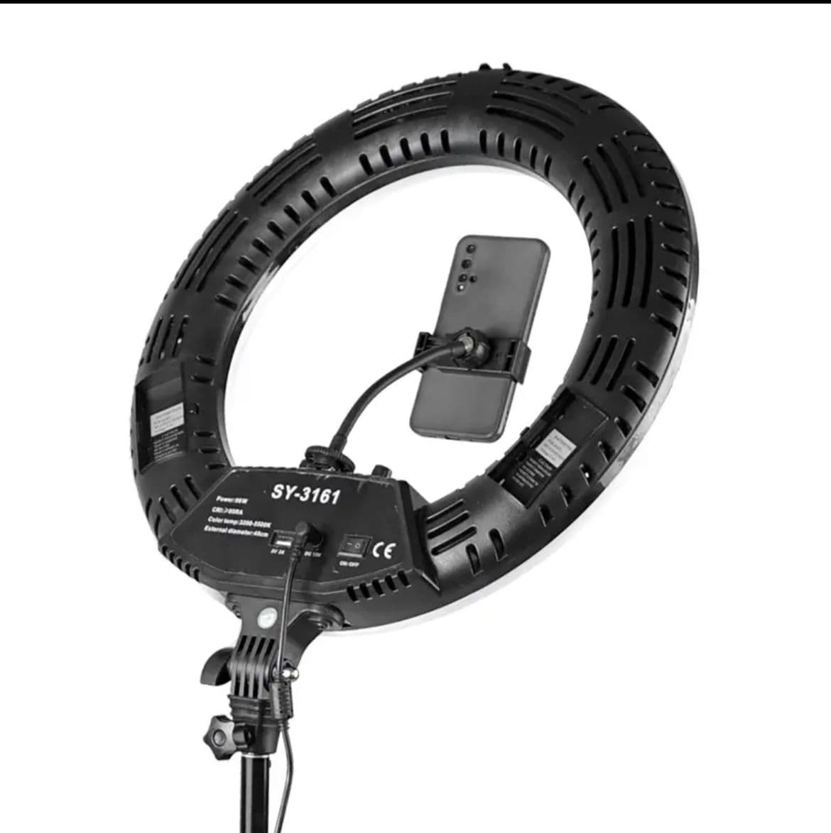 رینگ لایت (45 سانتی متر 100 وات) بدون نمایشگر SY-3161 Ring LightSY-3161 Ring Light