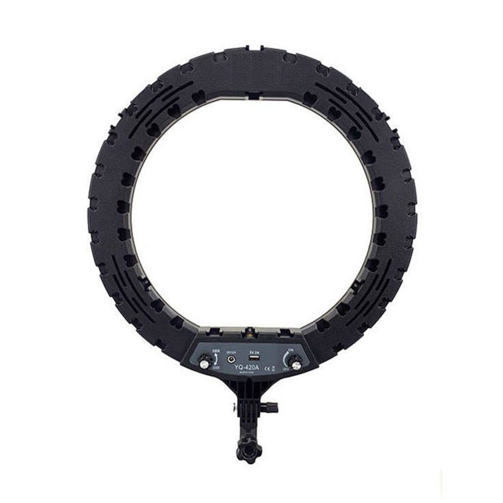 رینگ لایت(40 سانتی متر 40 وات) YQ-420a Ring Light + سه پایهYQ-420A RING LIGHT — تصویر ۲