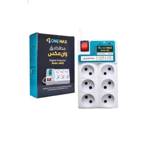 محافظ برق وان مکس مدل One Max 6600 با کابل 3متری — تصویر ۲
