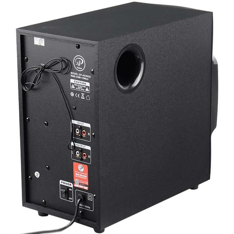 اسپیکر بلوتوثی رم و فلش خور XP-Product AC802G + ریموت کنترل — تصویر ۷