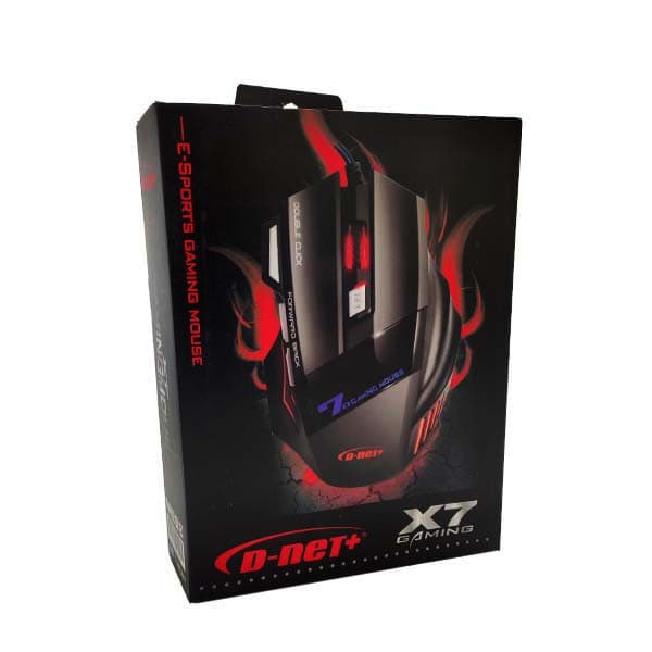 ماوس گیمینگ با سیم دی نت پلاس مدل D-Net Plus X7