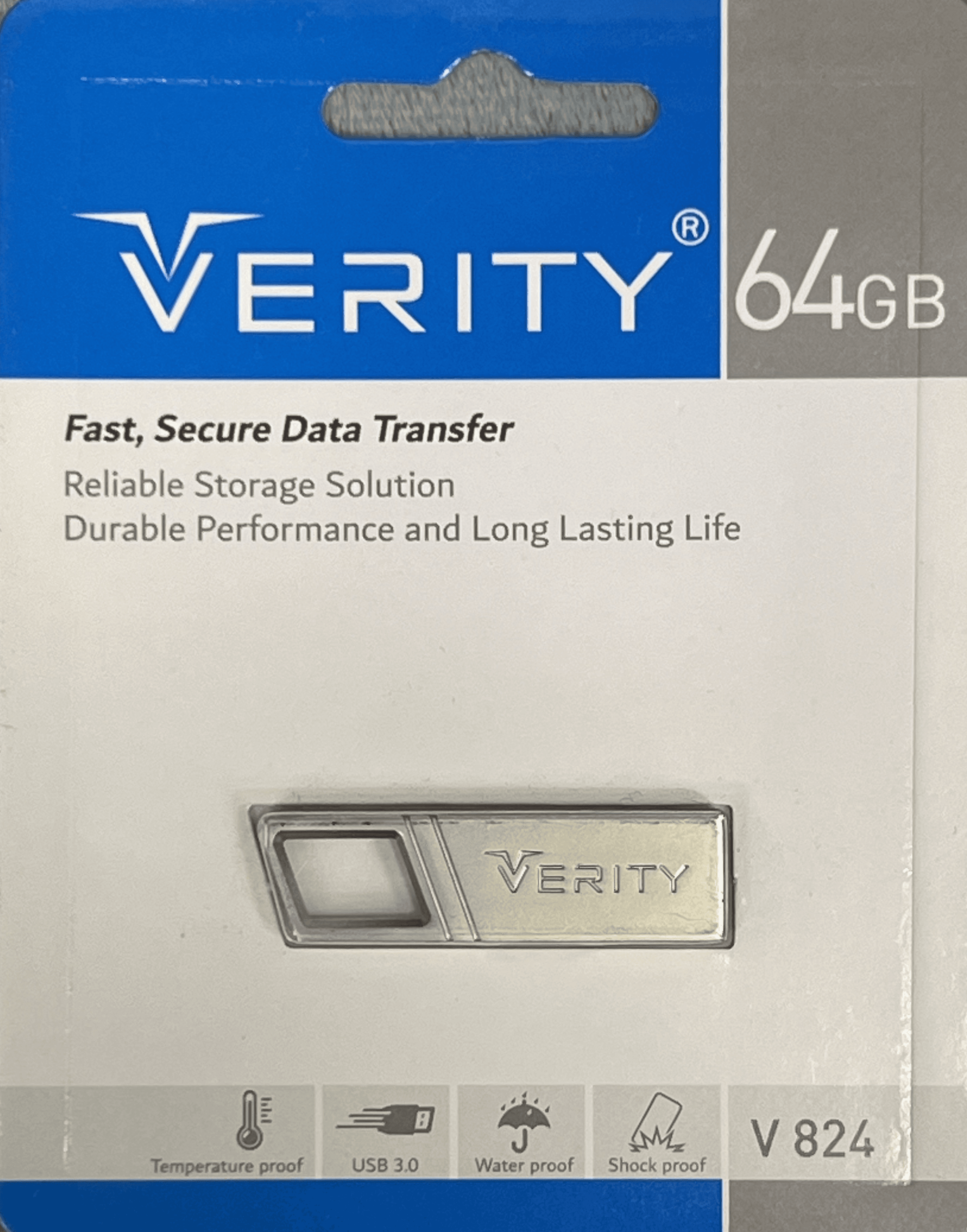 فلش مموری وریتی ، مدل V24 ، ظرفیت 64 گیگ