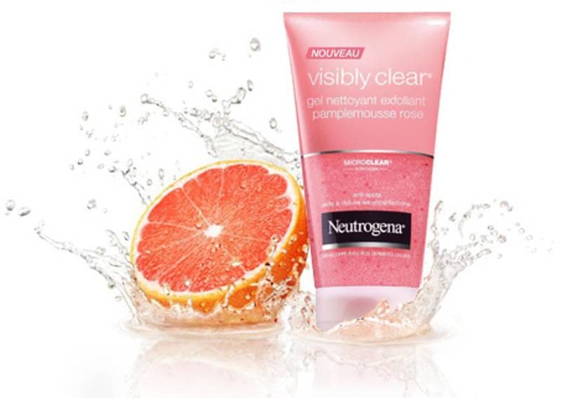اسکراب گریپ فروت صورتی نیتروژنیا Neutrogena — تصویر ۲