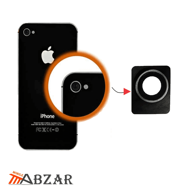شیشه دوربین اصلی آیفون iPhone 4s — تصویر ۳