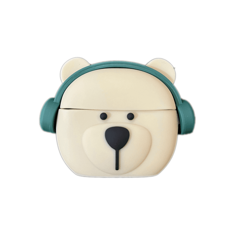 کاور ایرپاد سیلیکونی فانتزی ایرپاد پرو – ایرپاد پرو 2 طرح خرس هدفونی استار باکس/AirPods Pro and AirPods Pro 2 cover