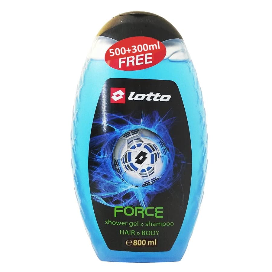 شامپو مو و بدن لوتو Lotto مدل Force