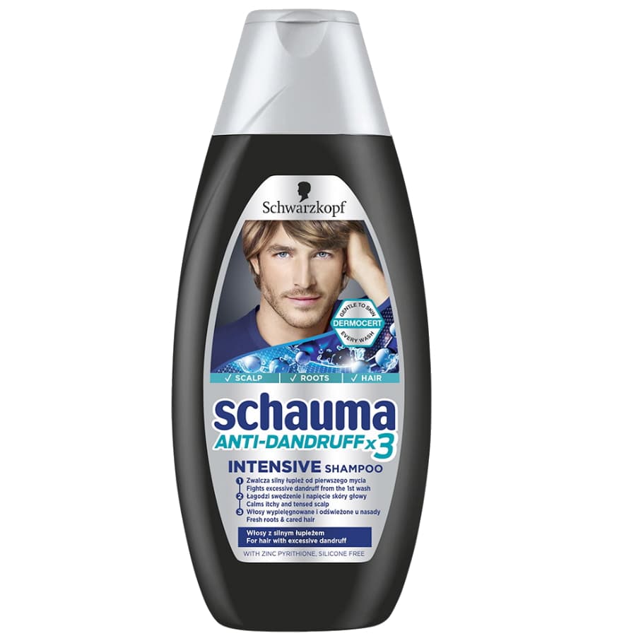 شامپو شاوما مردانه ضد شوره Schauma Intensive X3
