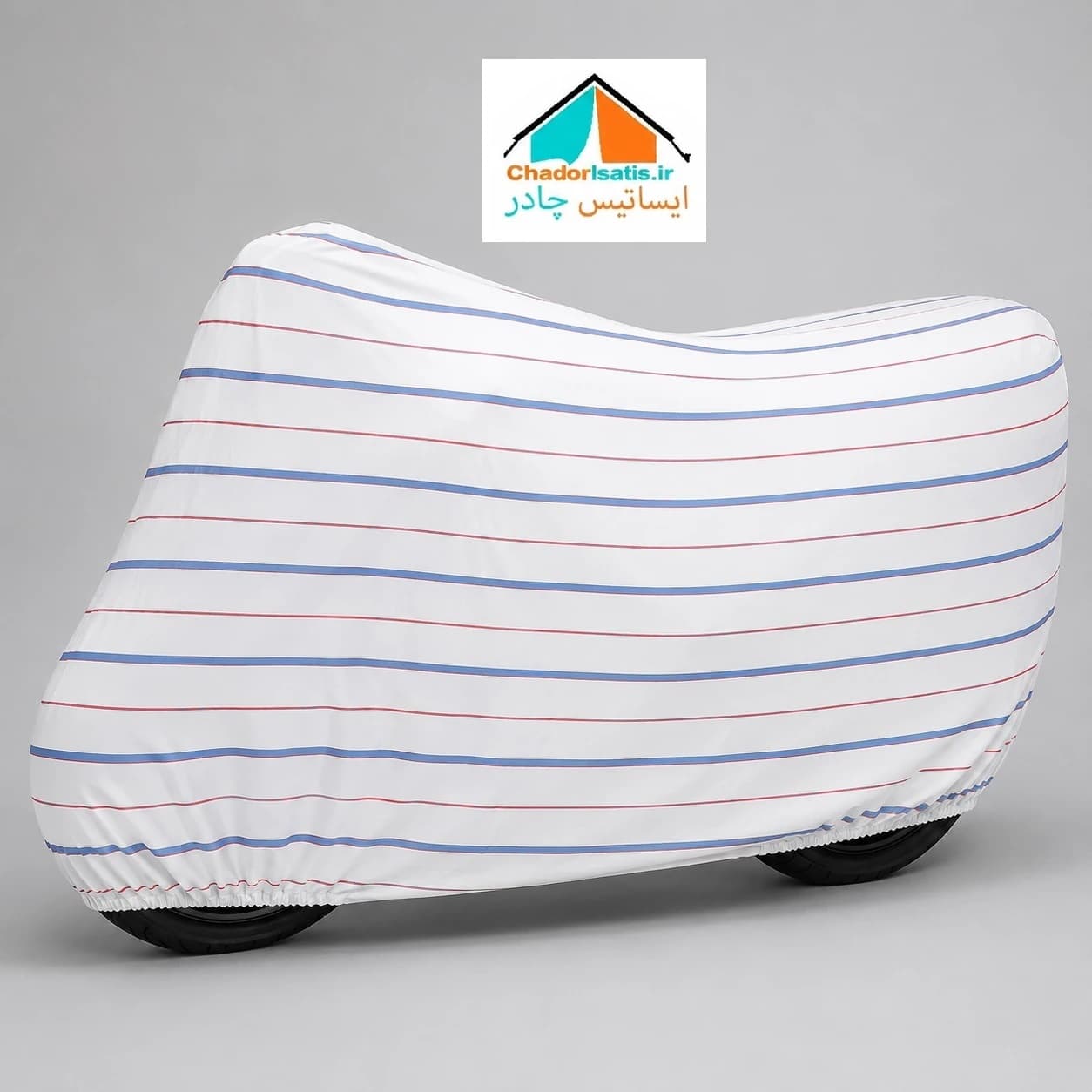 چادر موتور سیکلت ایساتیس مدل نخی داخل پنبه ( مقاوم به آفتاب و ضد خش ) مناسب موتور سیکلت هوندا CBR 500R — تصویر ۵