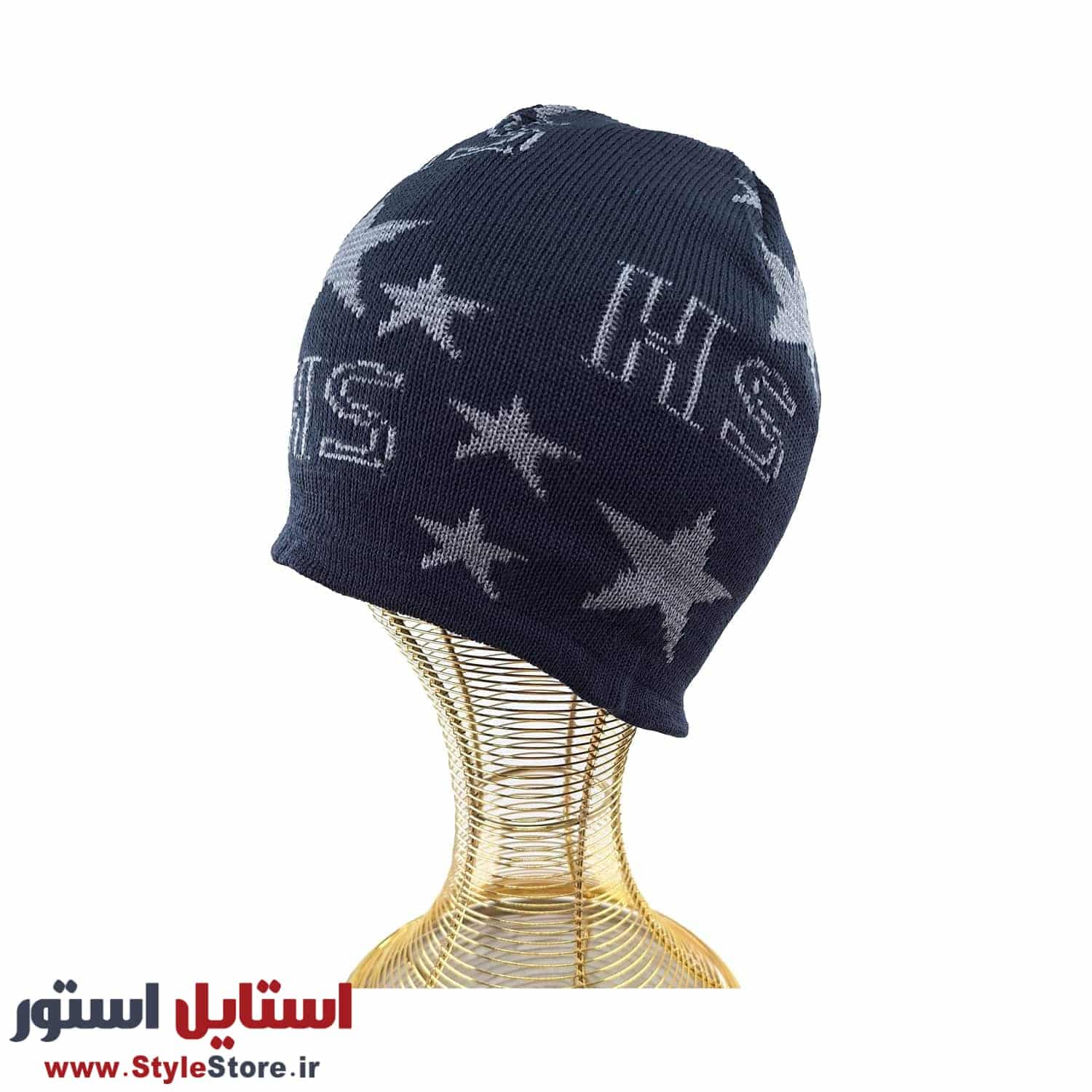 کلاه بافتنی مدل ستاره HS کد 1501 — تصویر ۲