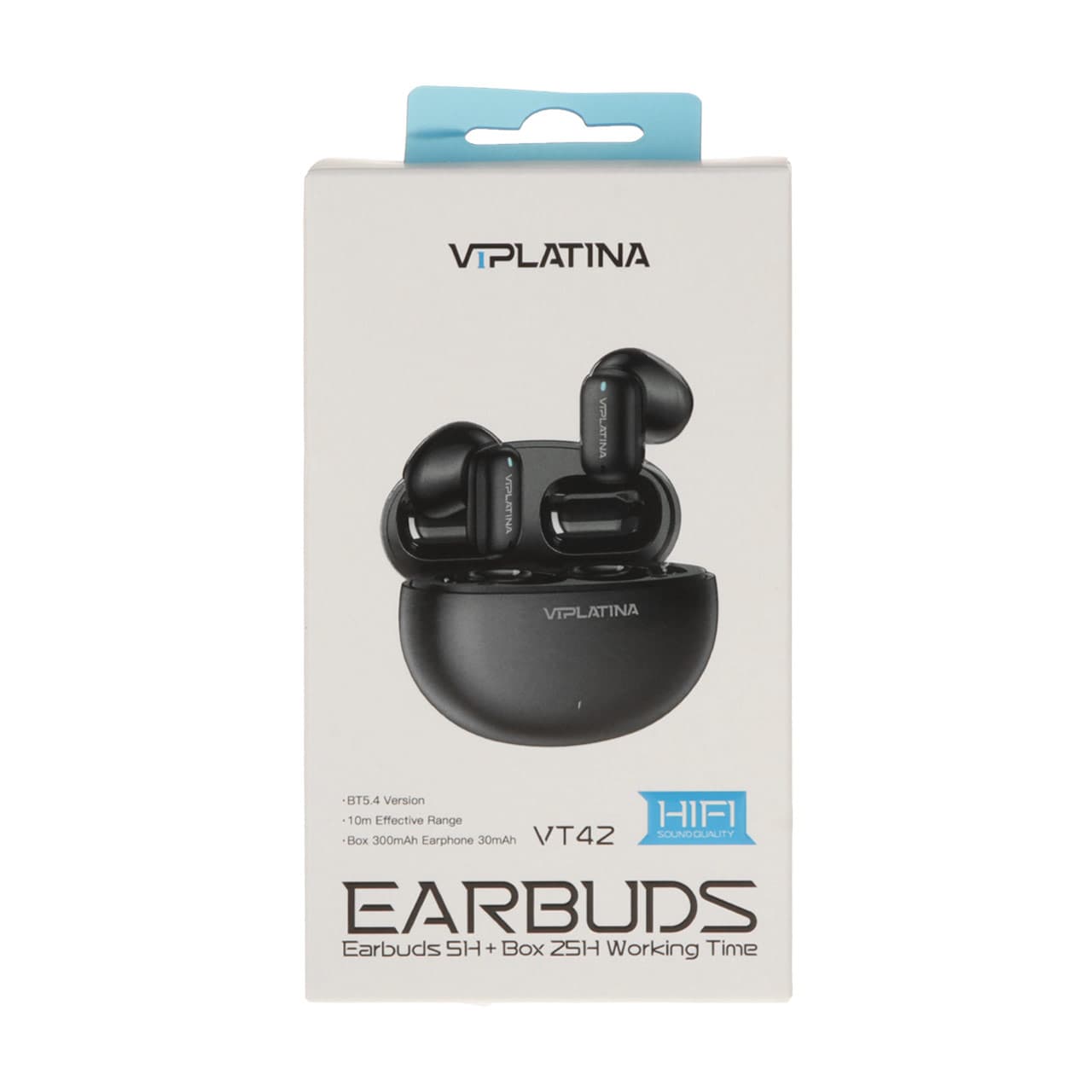 ایرفون بی سیم VIPLATINA مدل VT42 – مشکی (گارانتی 6 ماه تعویض نیکان همراه) — تصویر ۴