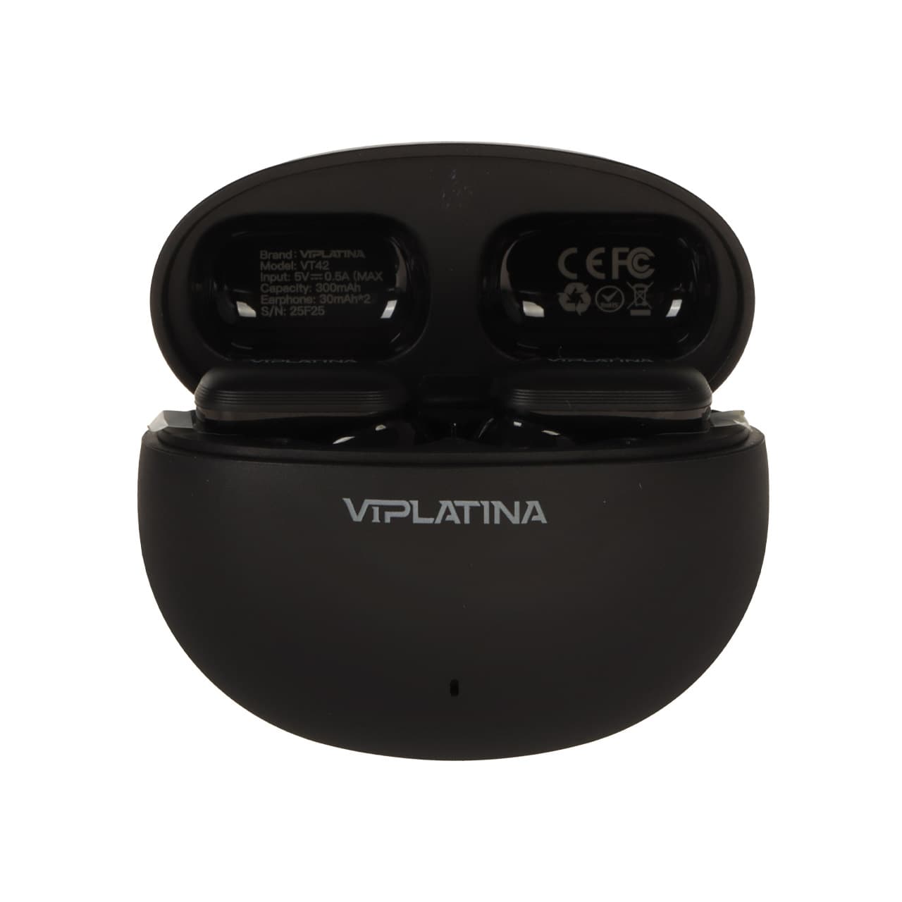 ایرفون بی سیم VIPLATINA مدل VT42 – مشکی (گارانتی 6 ماه تعویض نیکان همراه) — تصویر ۳