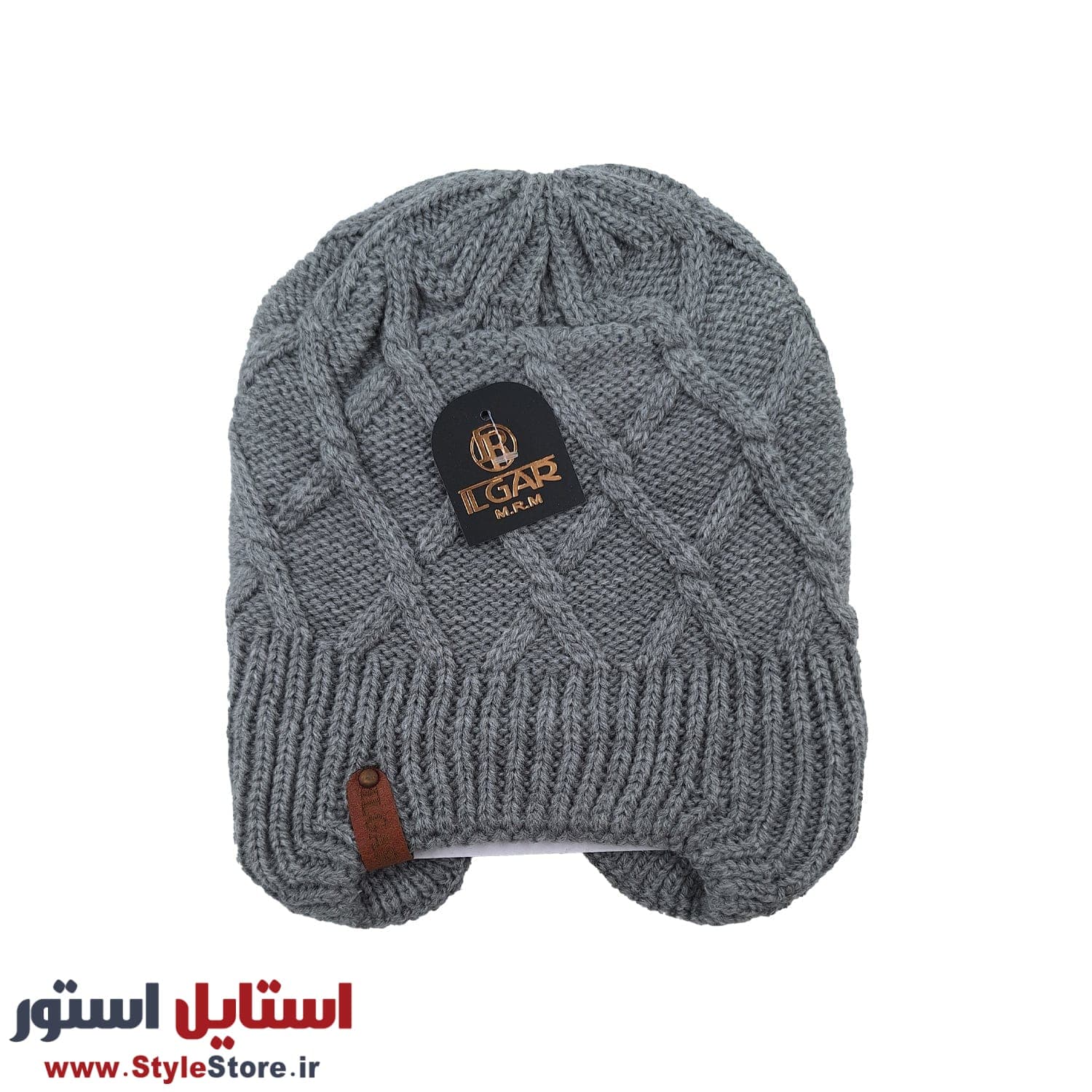 کلاه بافتنی ایلگار مدل رو گوشی کد 1529 — تصویر ۵