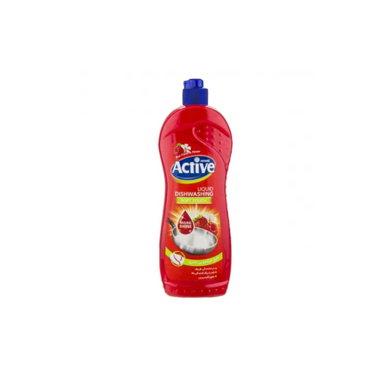 مایع ظرفشویی اکتیو مدل Red Fruits and Flower وزن 750 گرم