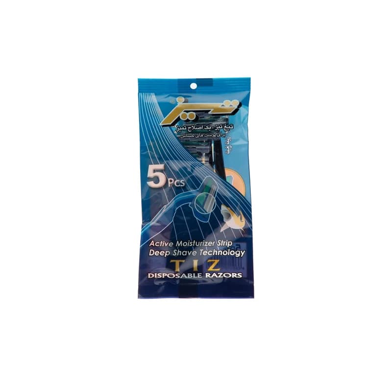 ژیلت تیز 5عددی صابونی تیز