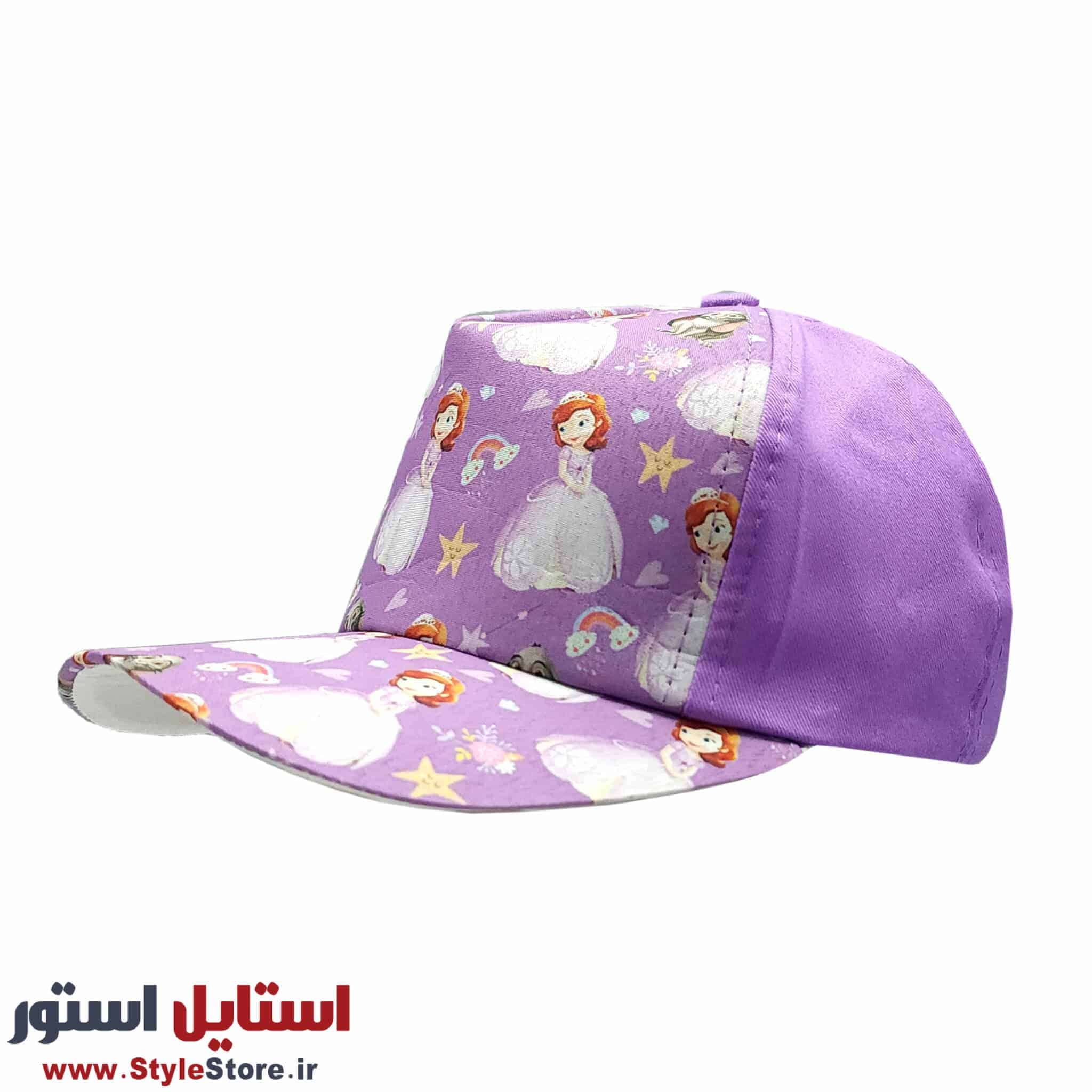کلاه کپ دخترانه طرح سوفیا کد 51643 (اوت لت)
