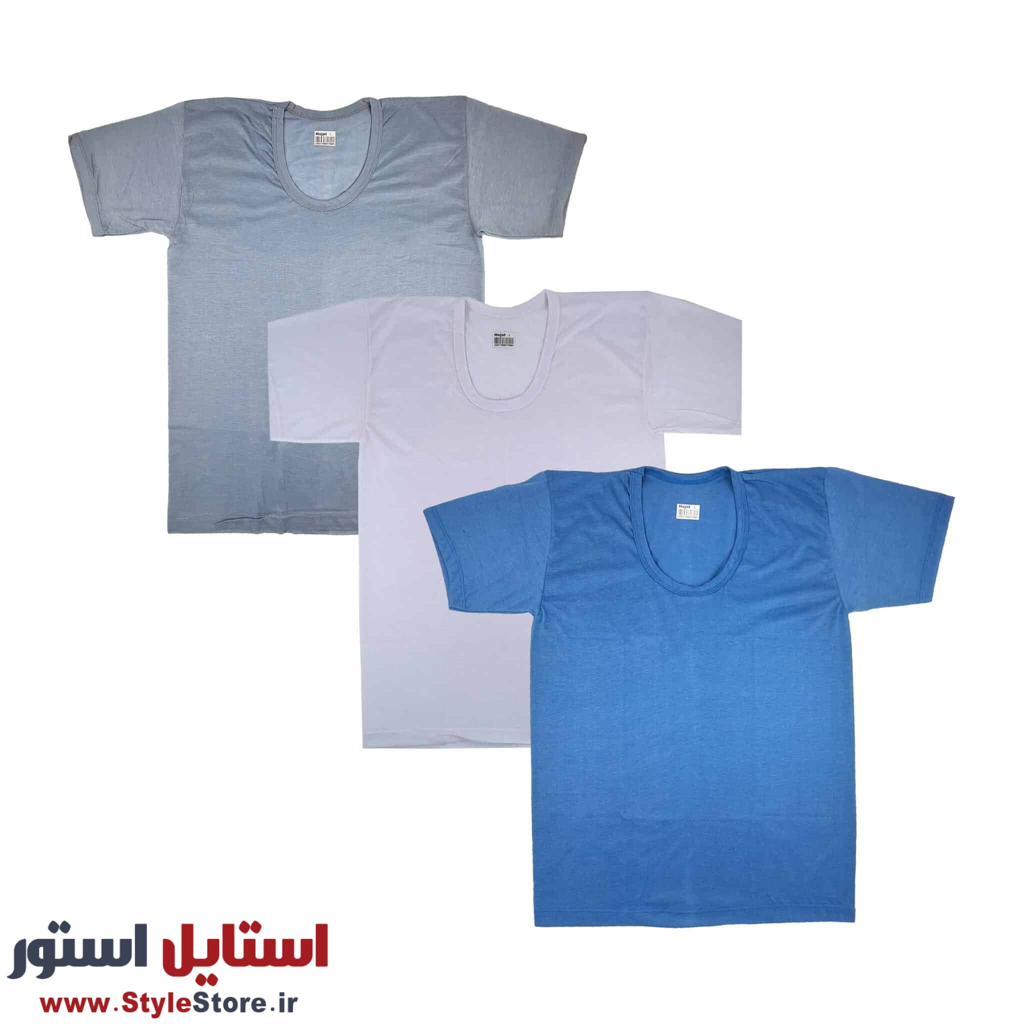 زیرپوش آستین دار مردانه حجت پک 3 رنگی (اوت لت) — تصویر ۳