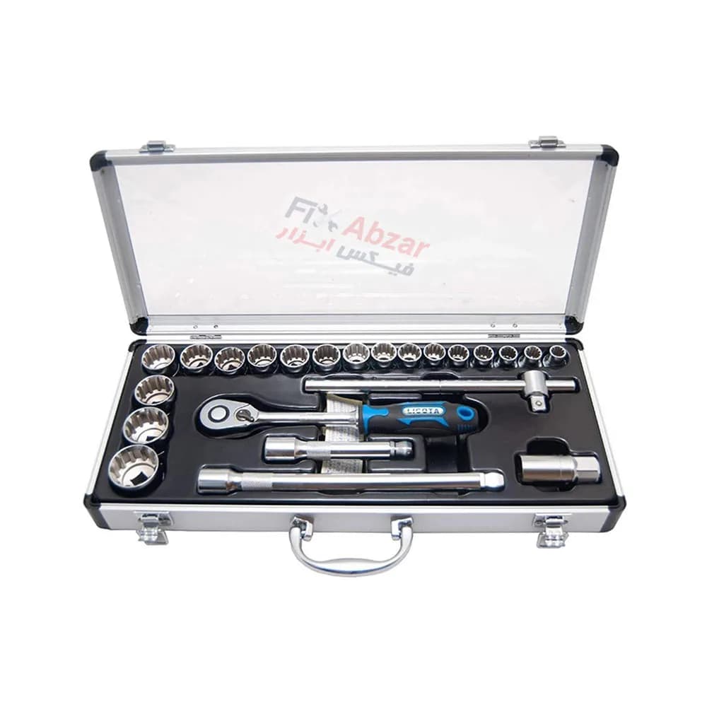 مجموعه 23 عددی آچار بکس لیکوتا مدل ALM-5001P