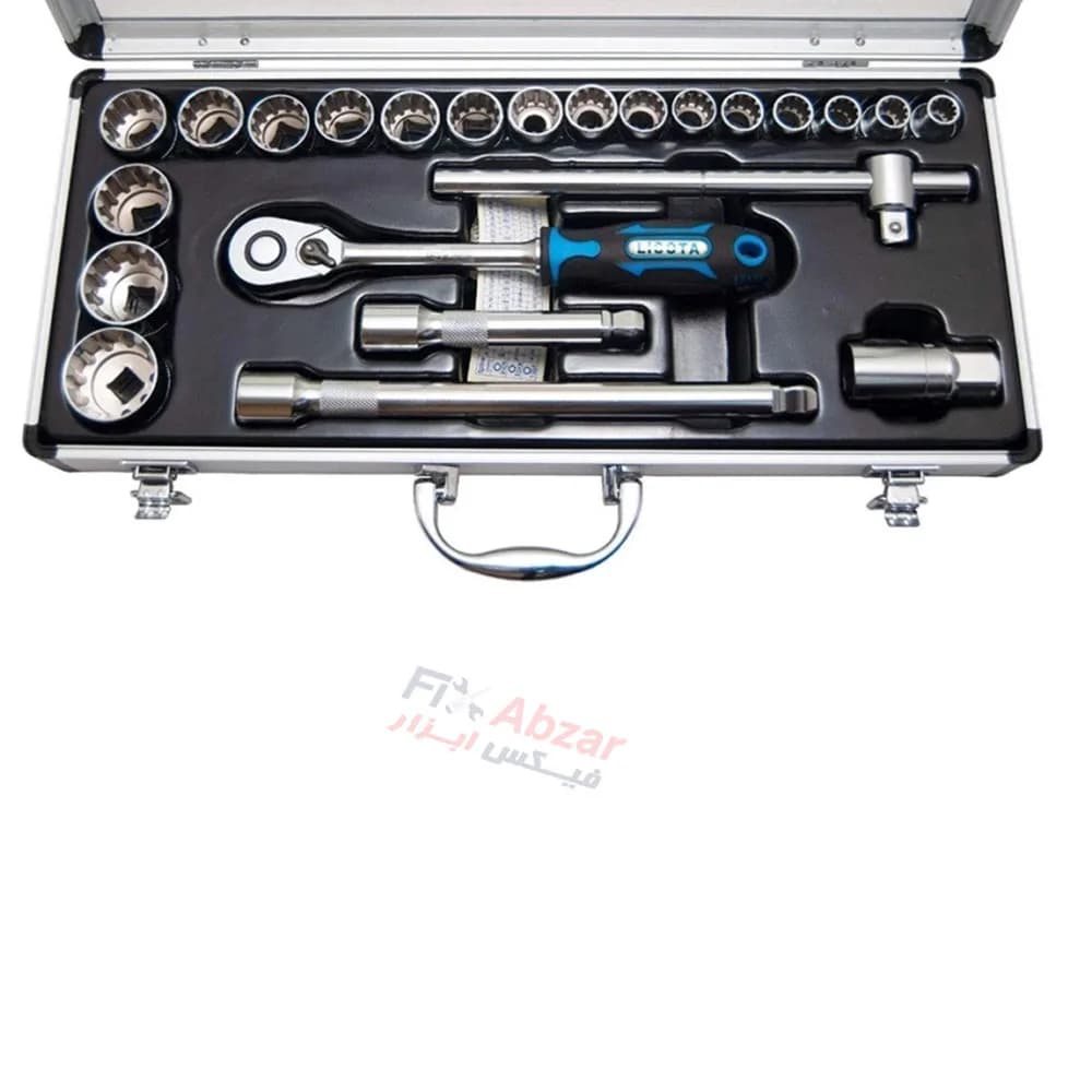 مجموعه 23 عددی آچار بکس لیکوتا مدل ALM-5001P — تصویر ۳