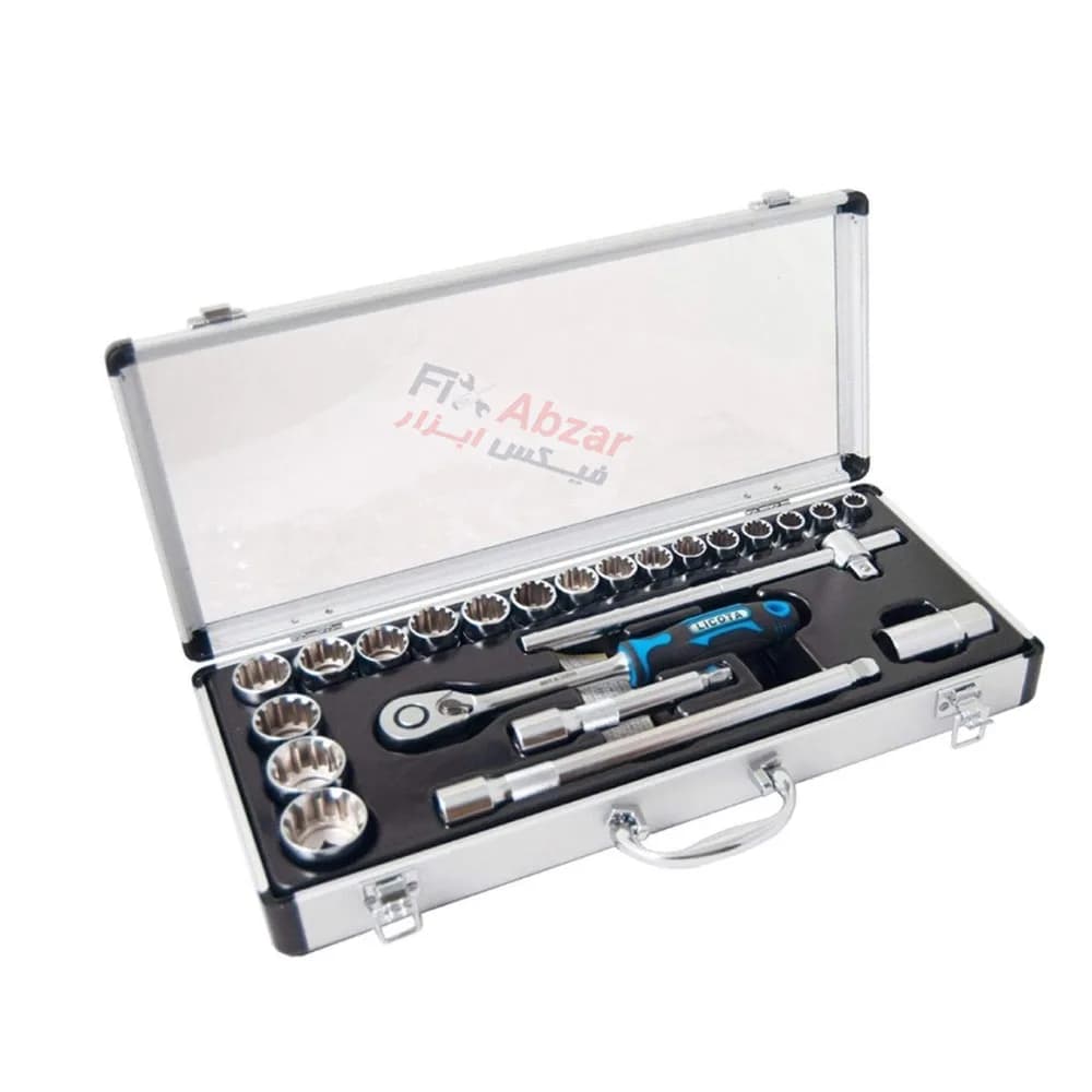 مجموعه 23 عددی آچار بکس لیکوتا مدل ALM-5001P — تصویر ۲