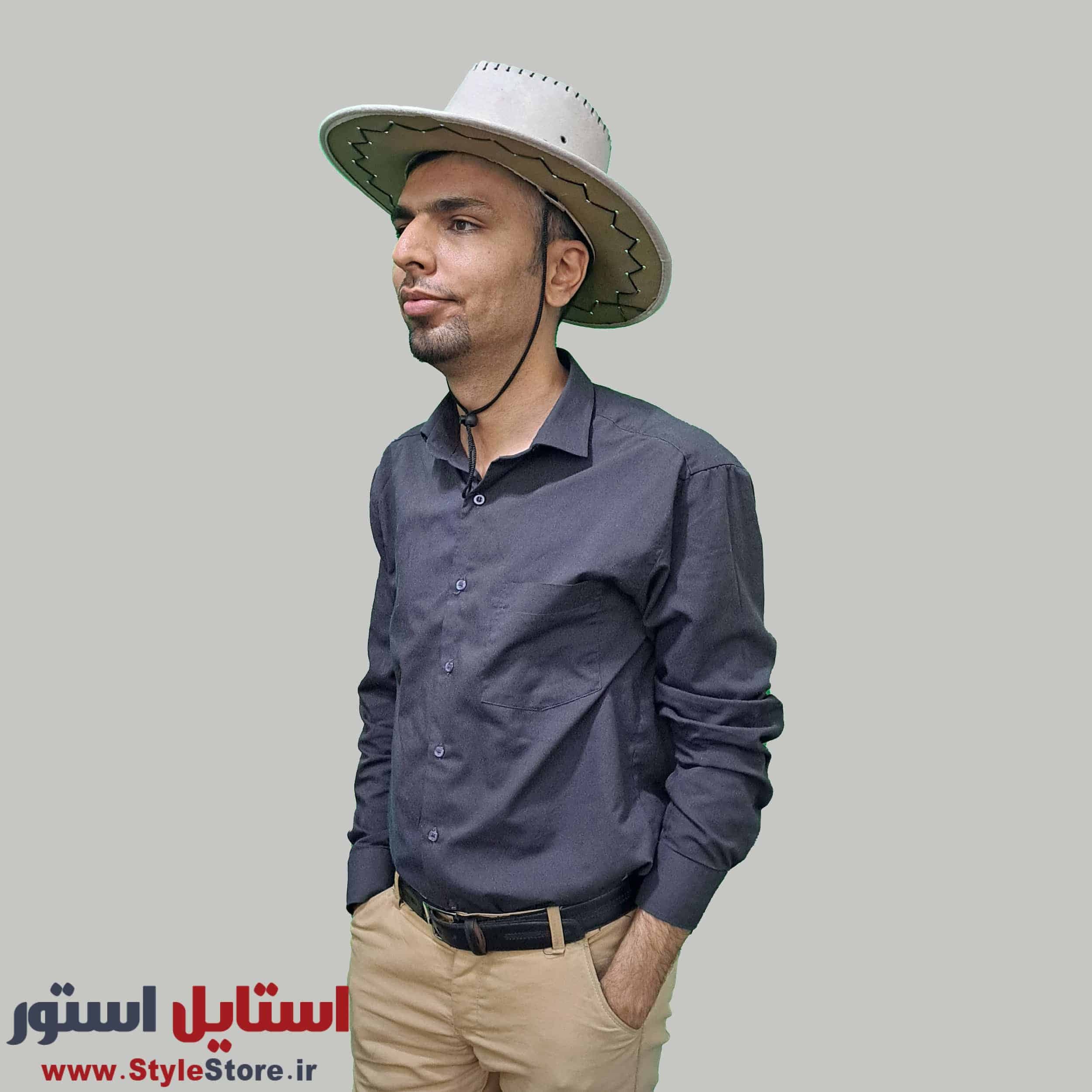 کلاه شاپو مدل کابوی زیگزاگی کد 51671 (اوت لت) — تصویر ۷