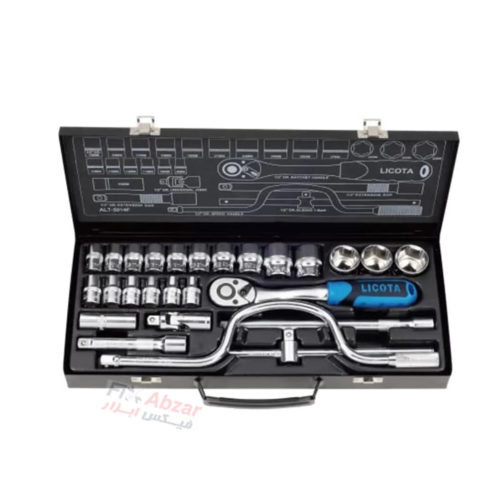 جعبه بکس لیکوتا درایو 1/2 اینچ مدل ALT-5014F