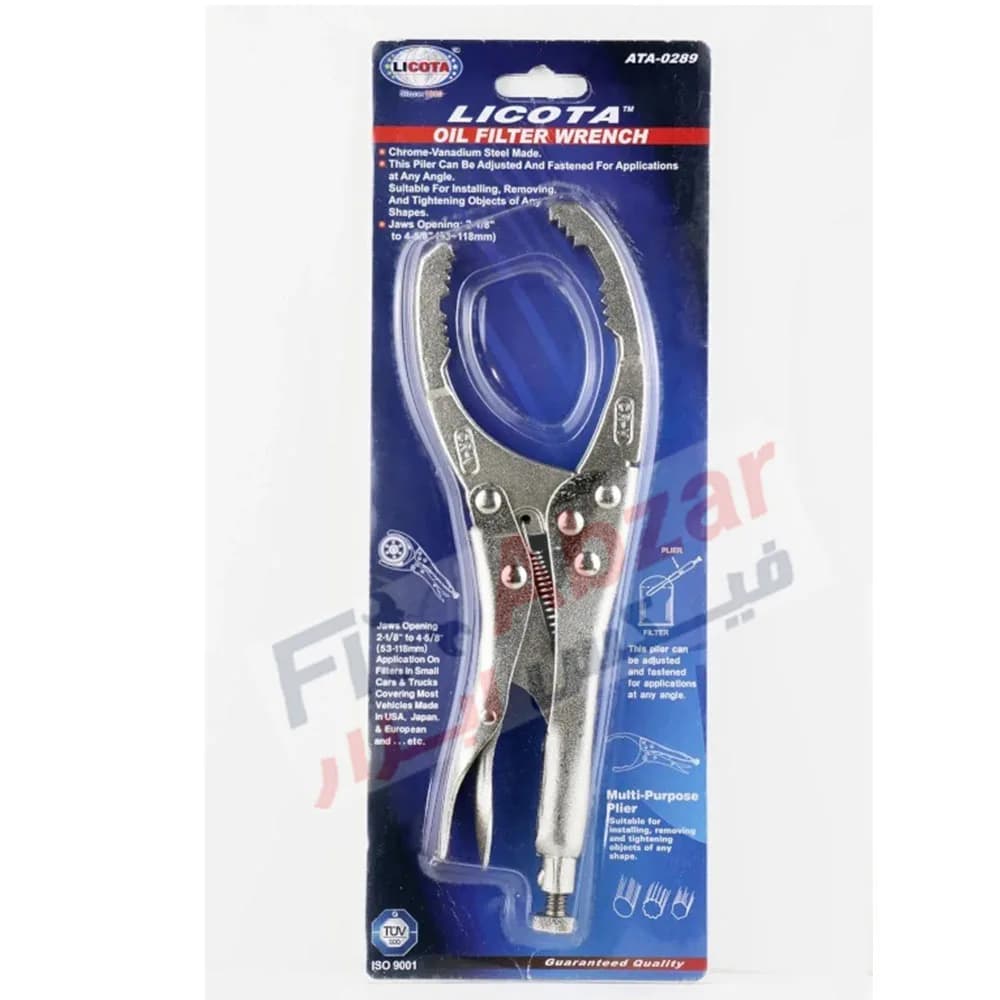 انبر قفلی فیلتر لیکوتا مدل ATA-0289 — تصویر ۴