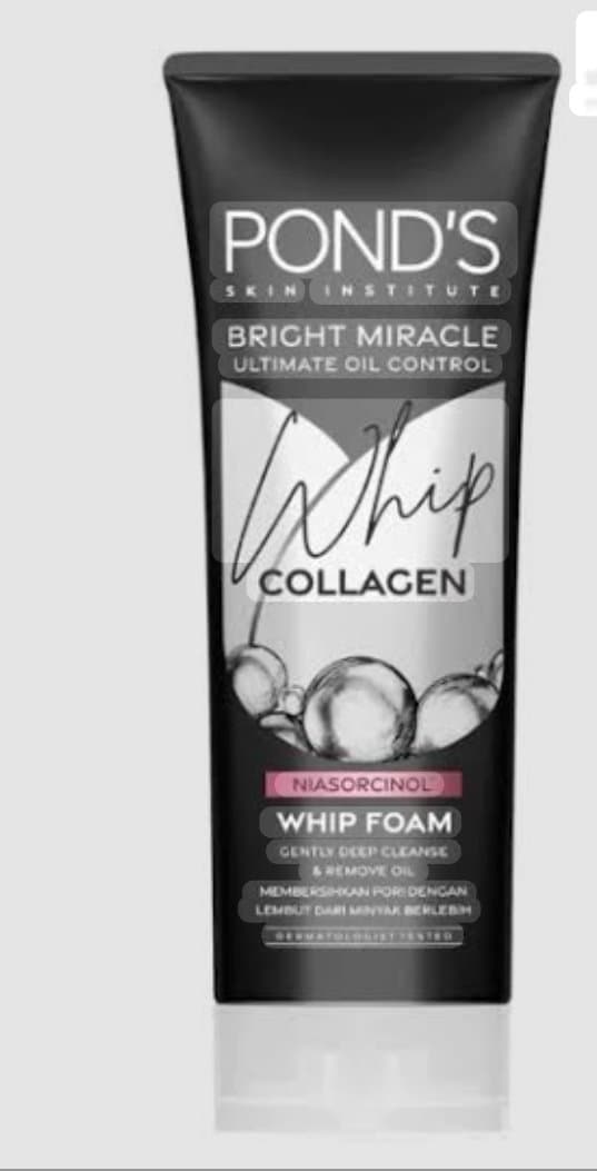 فوم شستشوی صورت پوندز Pond’s Whip Collagen | Bright Miracle Ultimate Oil Control**