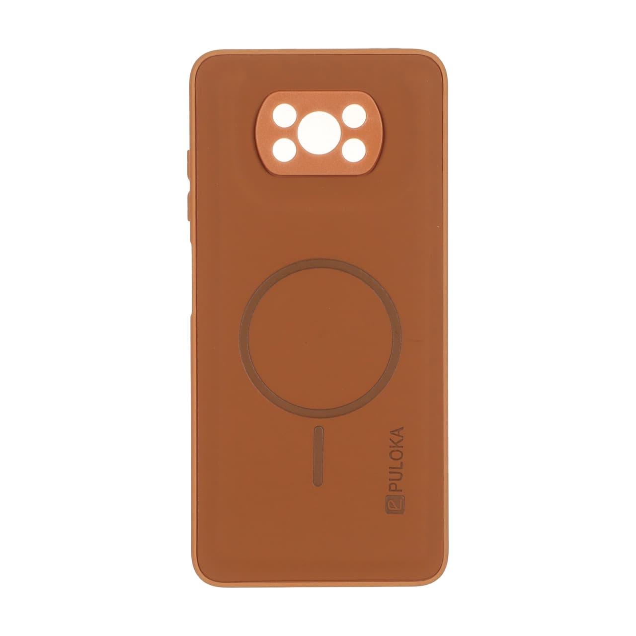 قاب Puloka جیر طرح مگ سیف Slim محافظ لنزدار Xiaomi Poco X3 / Poco X3 Pro / Poco X3 NFC – قهوه ای روشن