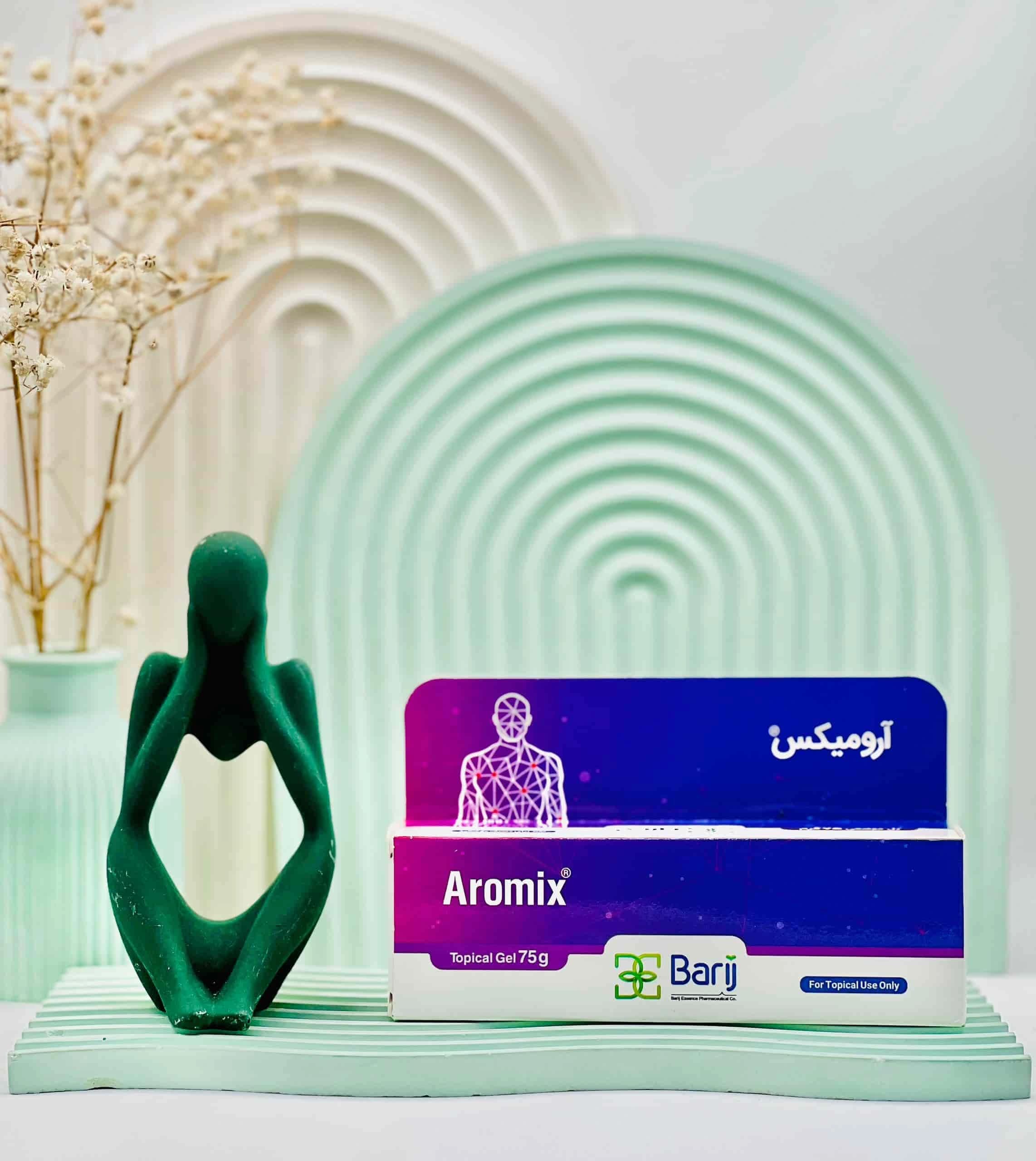 ژل موضعی آرومیکس باریج اسانس 75 گرم — تصویر ۱۲
