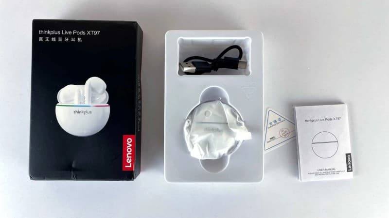 هندزفری بلوتوثی لنوو مدل thinkplus Live Pods XT97 — تصویر ۸