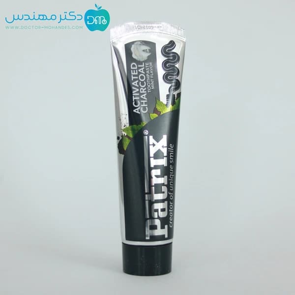 خميردندان ذغالي 120 گرم پاتريكس 958 — تصویر ۲