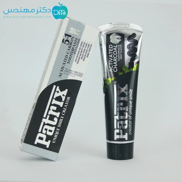 خميردندان ذغالي 120 گرم پاتريكس 958