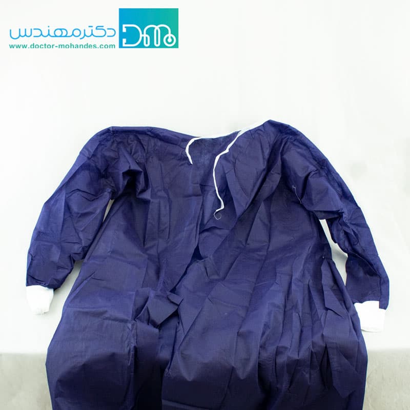 گان جراحی یکبار مصرف بافتینه (آستین کشدار) بسته 100 عددی — تصویر ۵
