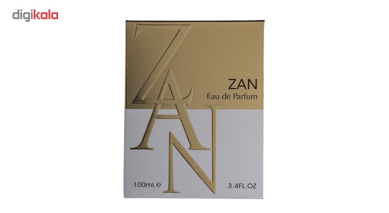 ادکلن زن ذن ادو پرفیوم زنانه فراگرنس ورد ذن zen مدل Zan حجم 100 میلی لیتر — تصویر ۳