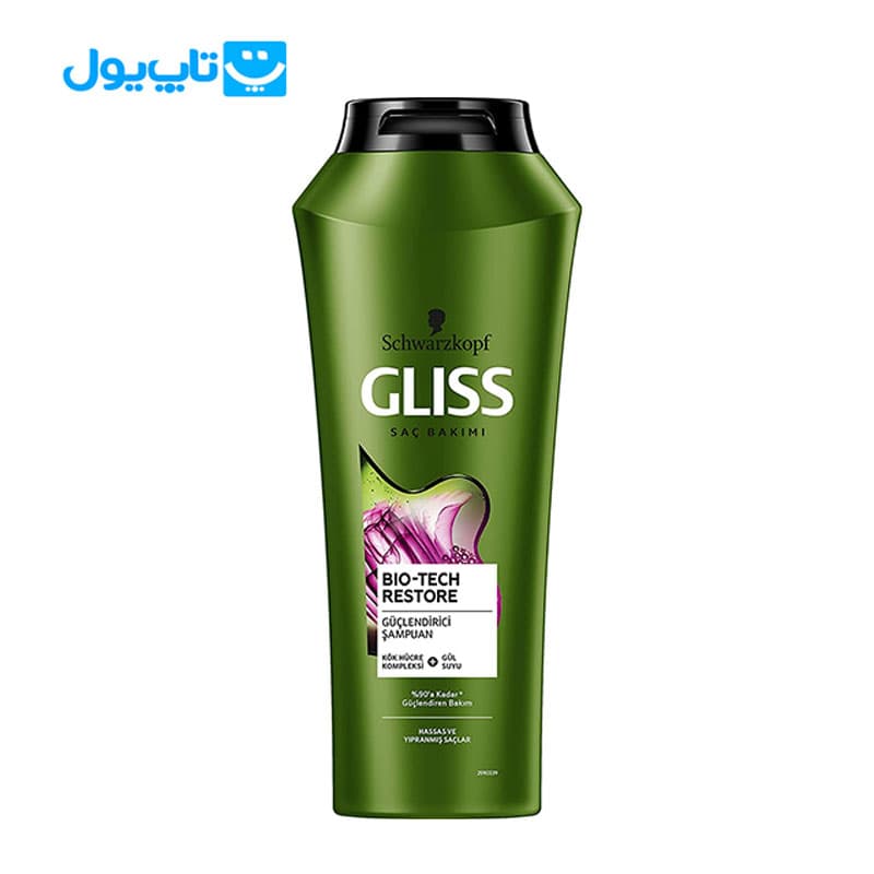 شامپو گلیس Gliss مدل Bio-Tech Restore تقویت کننده حجم 500 میلیلیتر